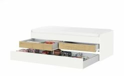 Duobett mit Stauraum Grow Up | Weiß / Wildeiche (Nachbildung) 90 cm -Kindermöbel Verkaufsladen 12114826 7 202003132234