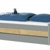 Duobett mit Stauraum Grow Up | Grau / Wildeiche (Nachbildung) 90 cm -Kindermöbel Verkaufsladen 12114829 2 202003112234
