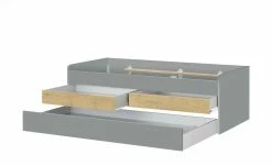 Duobett mit Stauraum Grow Up | Grau / Wildeiche (Nachbildung) 90 cm -Kindermöbel Verkaufsladen 12114829 3 202003112234