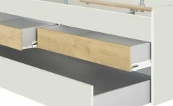 Duobett mit Stauraum Grow Up | Sandgrau / Wildeiche (Nachbildung) 90 cm -Kindermöbel Verkaufsladen 12114835 10 202003112234