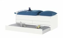 Duobett mit Stauraum Grow Up | Weiß 90 cm -Kindermöbel Verkaufsladen 12114837 3 202003112234