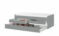 Duobett mit Stauraum Grow Up | Grau 90 cm -Kindermöbel Verkaufsladen 12114838 4 202003122234