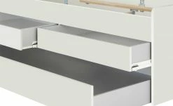 Duobett mit Stauraum Grow Up | Sandgrau 90 cm -Kindermöbel Verkaufsladen 12114840 10 202003122234