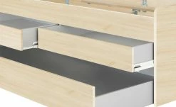 Duobett mit Stauraum Grow Up | Livorno Buche (Nachbildung) 90 cm -Kindermöbel Verkaufsladen 12114842 10 202003122234