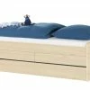Duobett mit Stauraum Grow Up | Livorno Buche (Nachbildung) 90 cm