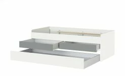 Duobett mit Stauraum Grow Up | Weiß / Grau 90 cm -Kindermöbel Verkaufsladen 12114844 10 202003122234