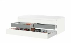 Duobett mit Stauraum Grow Up | Weiß / Grau 90 cm -Kindermöbel Verkaufsladen 12114844 5 202003122234