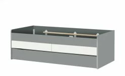 Duobett mit Stauraum Grow Up | Grau / Weiß 90 cm -Kindermöbel Verkaufsladen 12114847 5 202003122234