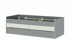 Duobett mit Stauraum Grow Up | Grau / Sandgrau 90 cm -Kindermöbel Verkaufsladen 12114849 2 202003122234
