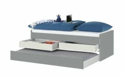 Duobett mit Stauraum Grow Up | Grau / Sandgrau 90 cm -Kindermöbel Verkaufsladen 12114849 4 202003122234