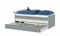 Duobett mit Stauraum Grow Up | Grau / Sandgrau 90 cm -Kindermöbel Verkaufsladen 12114849 6 202003122234