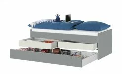 Duobett mit Stauraum Grow Up | Grau / Sandgrau 90 cm -Kindermöbel Verkaufsladen 12114849 7 202003122234