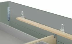 Duobett mit Stauraum Grow Up | Grau / Sandgrau 90 cm -Kindermöbel Verkaufsladen 12114849 8 202003122234