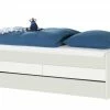 Duobett mit Stauraum Grow Up | Sandgrau / Weiß 90 cm