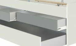 Duobett mit Stauraum Grow Up | Sandgrau / Grau 90 cm -Kindermöbel Verkaufsladen 12114854 6 202003122234