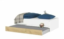 Duobett Grow Up | Weiß / Wildeiche (Nachbildung) 90 cm -Kindermöbel Verkaufsladen 12115021 5 202007080955