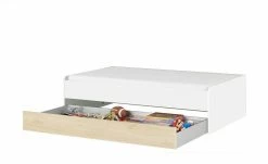 Duobett Grow Up | Weiß / Livorno Buche (Nachbildung) 90 cm -Kindermöbel Verkaufsladen 12115022 9 202108231241