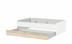 Duobett Grow Up | Weiß / Risseiche (Nachbildung) 90 cm -Kindermöbel Verkaufsladen 12115023 1 202006230919