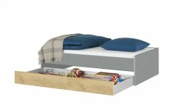 Duobett Grow Up | Grau / Wildeiche (Nachbildung) 90 cm -Kindermöbel Verkaufsladen 12115024 11 202108231241