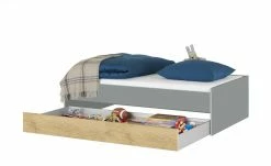 Duobett Grow Up | Grau / Wildeiche (Nachbildung) 90 cm -Kindermöbel Verkaufsladen 12115024 8 202108231241