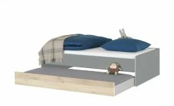 Duobett Grow Up | Grau / Risseiche (Nachbildung) 90 cm -Kindermöbel Verkaufsladen 12115026 1 202007080955