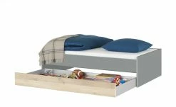 Duobett Grow Up | Grau / Risseiche (Nachbildung) 90 cm -Kindermöbel Verkaufsladen 12115026 5 202007080955