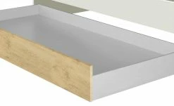 Duobett Grow Up | Sandgrau / Wildeiche (Nachbildung) 90 cm -Kindermöbel Verkaufsladen 12115031 11 202108231241