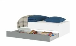 Duobett Grow Up | Weiß / Grau 90 cm -Kindermöbel Verkaufsladen 12115040 11 202108231240