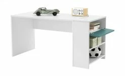 Schreibtisch-Anbauregal Holly | Weiß / Weiß / Petrol -Kindermöbel Verkaufsladen 12115224 6 202106092233