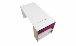 Schreibtisch-Anbauregal Holly | Weiß / Driftwood (Nachbildung) / Fuchsia -Kindermöbel Verkaufsladen 12115226 3 202106092233