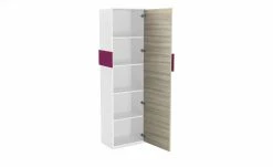 Stauraumelement 1-türig Holly | Weiß / Driftwood (Nachbildung) / Fuchsia 179,6|cm -Kindermöbel Verkaufsladen 12115235 2 202106092233