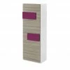 Stauraumelement 1-türig Holly | Weiß / Driftwood (Nachbildung) / Fuchsia 144,4|cm -Kindermöbel Verkaufsladen 12115251 3 202106092233