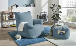 Sitzsack Sessel Fiete | Jeans (Blau)