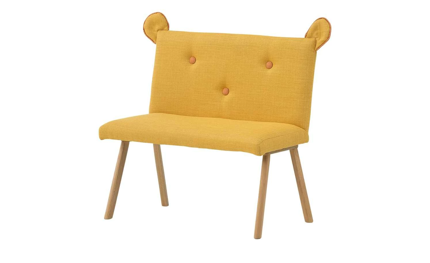 Kinder-Sitzbank mit Ohren Huschel | Curry (Gelb) 7 Kinder-Sitzbank mit Ohren Huschel | Curry (Gelb) – Bild 5