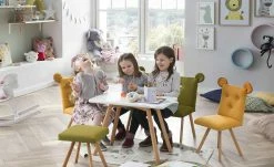 Kinder-Polsterstuhl mit Ohren Huschel | Curry (Gelb) -Kindermöbel Verkaufsladen 12116256 3 202104262234