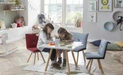 Kinder-Tisch Krümel | Weiß quadratisch