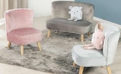 Roba Kindersofa Lil Sofa | Silbergrau