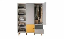 VOX Kleiderschrank Concept | Weiß / Graphitgrau / Grau / Saffron (Gelb) 153|cm 17 VOX Kleiderschrank Concept | Weiß / Graphitgrau / Grau / Saffron (Gelb) 153|cm -Kindermöbel Verkaufsladen 12116777 8 202109222242