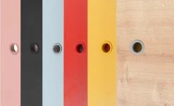 VOX Kleiderschrank Concept | Weiß / Graphitgrau / Grau / Rot 103,2|cm -Kindermöbel Verkaufsladen 12116786 6 202109222243