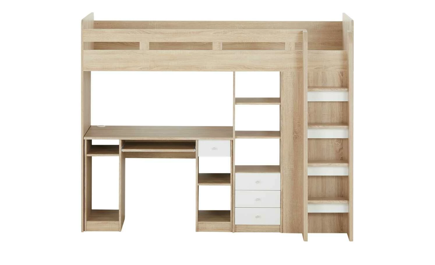 Hochbett mit Kleiderschrank und Schreibtisch Unit 10 Hochbett mit Kleiderschrank und Schreibtisch Unit – Bild 8