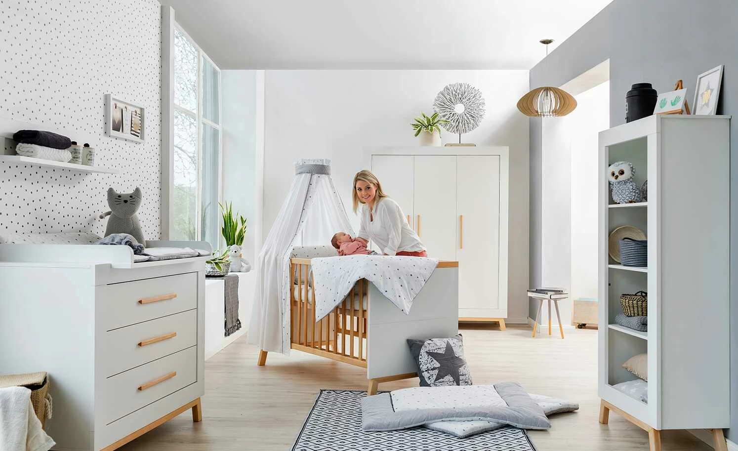 Kleiderschrank Miami White | 154|cm 3 Kleiderschrank Miami White | 154|cm