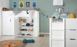 Roba Hochbett mit Stauraum Flo | 150,6|cm -Kindermöbel Verkaufsladen 12118357 10 202201042233