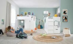 Roba Hochbett mit Stauraum Flo | 150,6|cm -Kindermöbel Verkaufsladen 12118357 12 202201042233