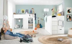 Roba Hochbett mit Stauraum Flo | 150,6|cm -Kindermöbel Verkaufsladen 12118357 13 202201042233