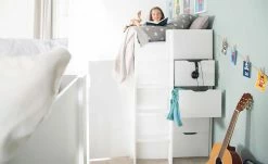 Roba Hochbett mit Stauraum Flo | 150,6|cm -Kindermöbel Verkaufsladen 12118357 19 202201042233