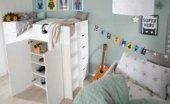 Roba Hochbett mit Stauraum Flo | 150,6|cm -Kindermöbel Verkaufsladen 12118357 25 202201042233