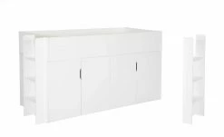 Roba Hochbett mit Stauraum Fips | 122|cm -Kindermöbel Verkaufsladen 12118358 19 202201042233