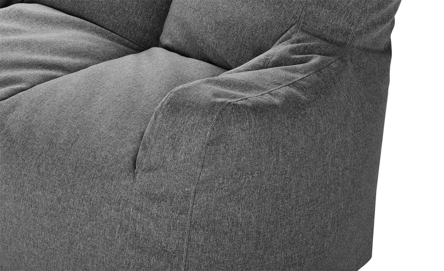 Sitzsack-Sofa Fiete | Anthrazit 7 Sitzsack-Sofa Fiete | Anthrazit – Bild 5