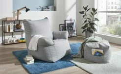 Hocker Fiete | Grau 50|cm