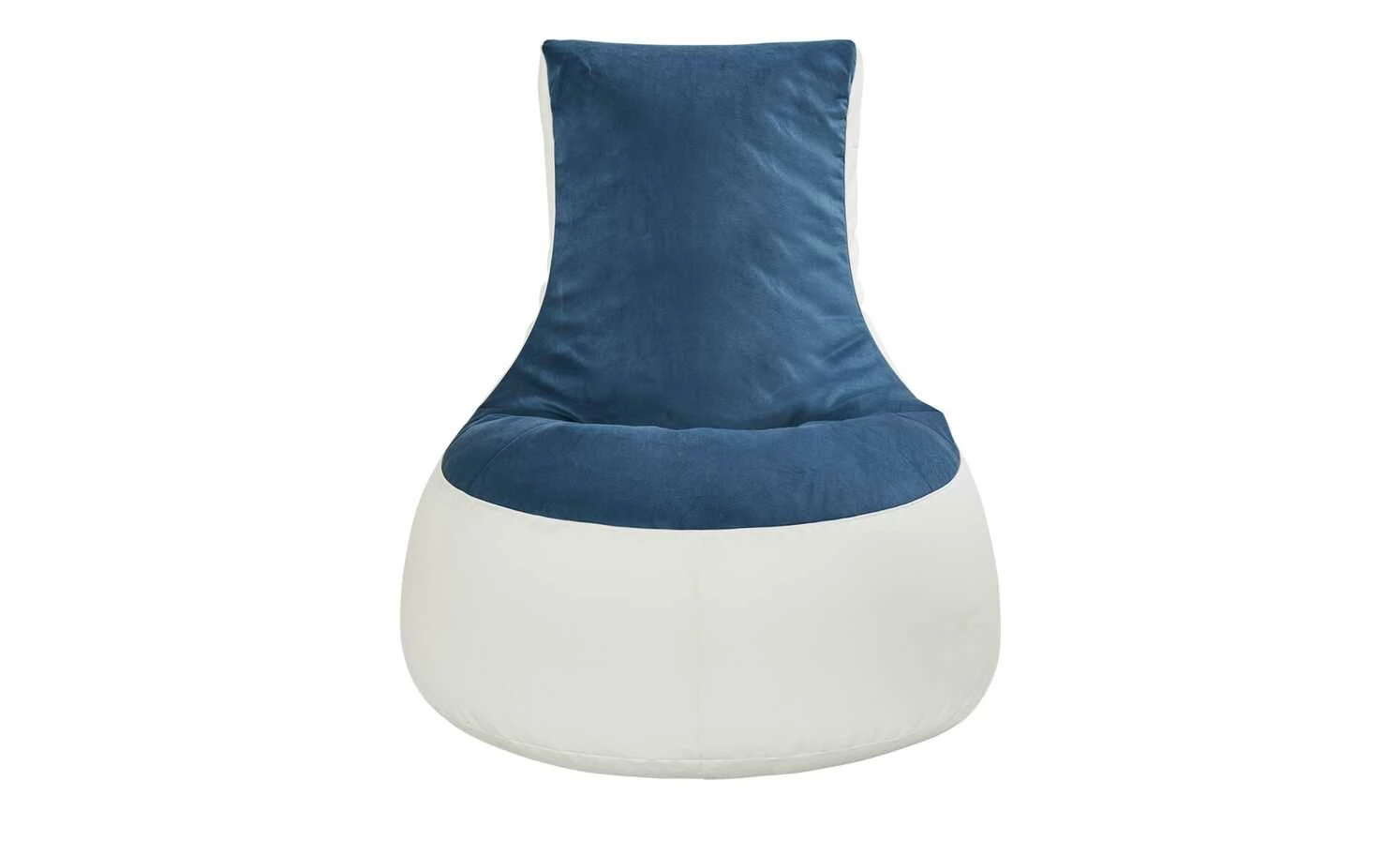 Sitzsack Ben | Weiß / Blau 8 Sitzsack Ben | Weiß / Blau – Bild 6